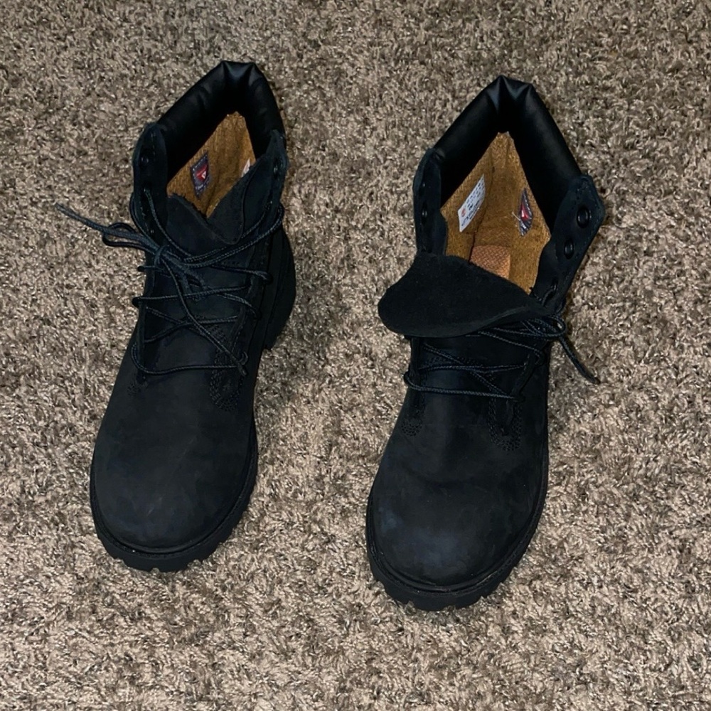 Timberland Kids Black Boots